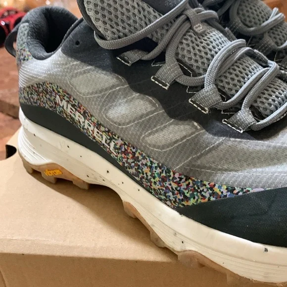 MENS MOAB SPEED ECO BY MERRELL 10.5,” BEAUTIFUL NEW PAIR OF SHOES - Picture 12 of 12